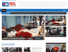Tablet Screenshot of milnoticias.com.br